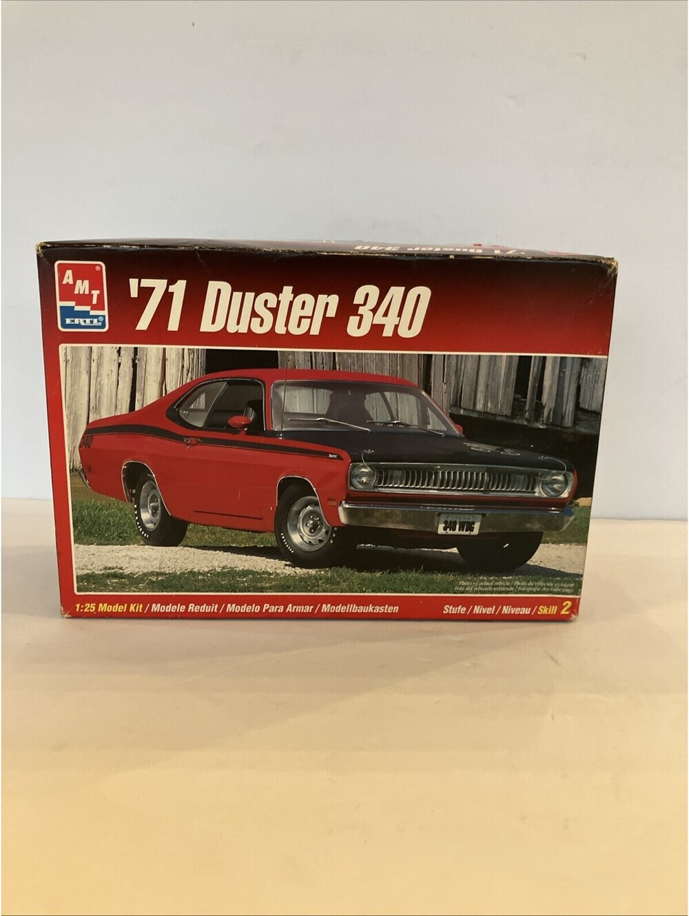 Vintage 1998 AMT 1/25TH 1971 DUSTER 340 AUTO KIT #8437  NEW